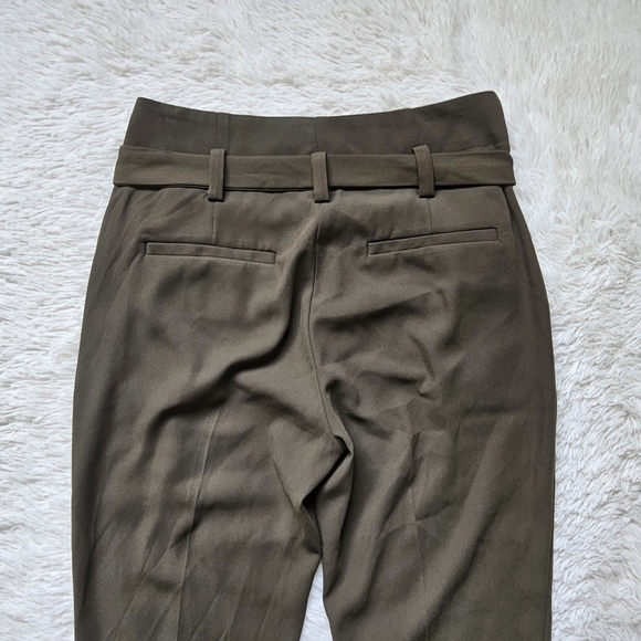 7th Avenue Design Studio NY&C olive green paper back dress pants size 8 - Picture 10 of 13
